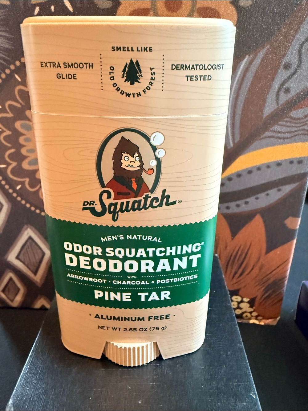 Dr. Squatch Men's Natural Pine Tar Deodorant - Green